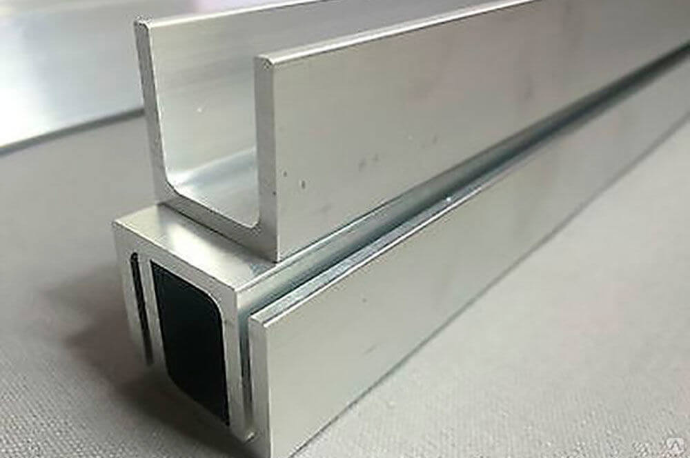 Алюминиевый п-образный профиль 20x20x1.5, марка АД31